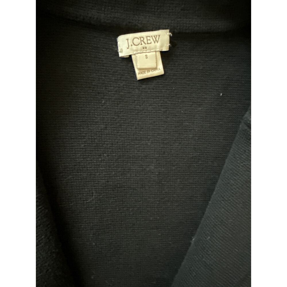 J. Crew Two  Button Long Sleeve‎ Sweater Blazer Black Size Small - Picture 5 of 9